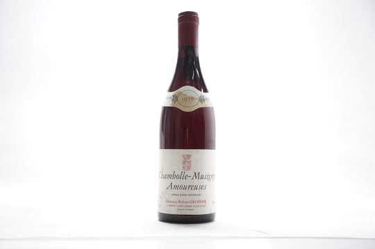 Robert Groffier Chambolle Musigny Les Amoureuses 1er Cru 1978 *