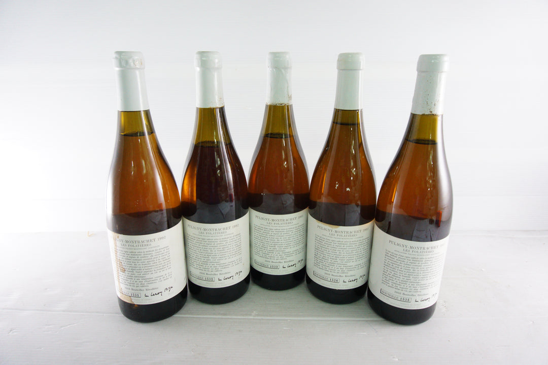 d'Auvenay Puligny Montrachet Les Folatieres 1er Cru 1992
